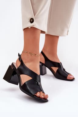 image-Heel sandals Step in style