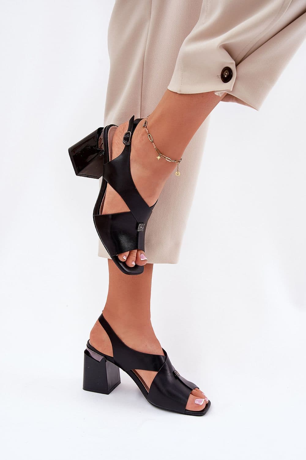 image-Heel sandals Step in style