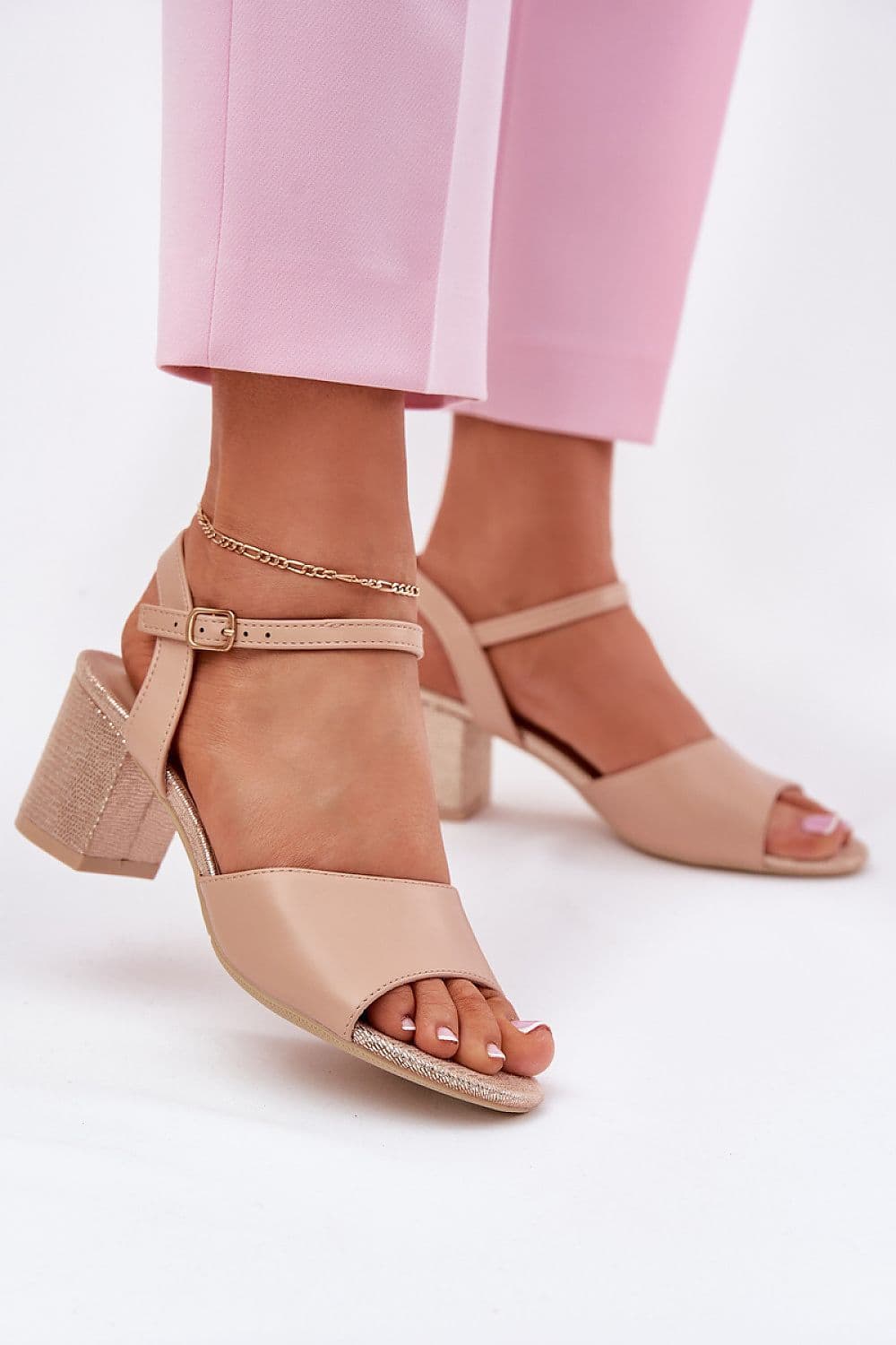 image-Heel sandals Step in style