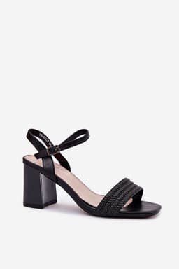 image-Heel sandals Step in style