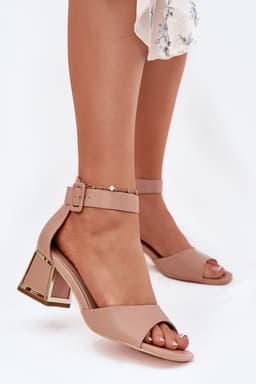 image-Heel sandals Step in style