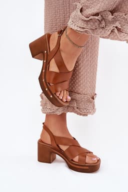 image-Heel sandals Step in style