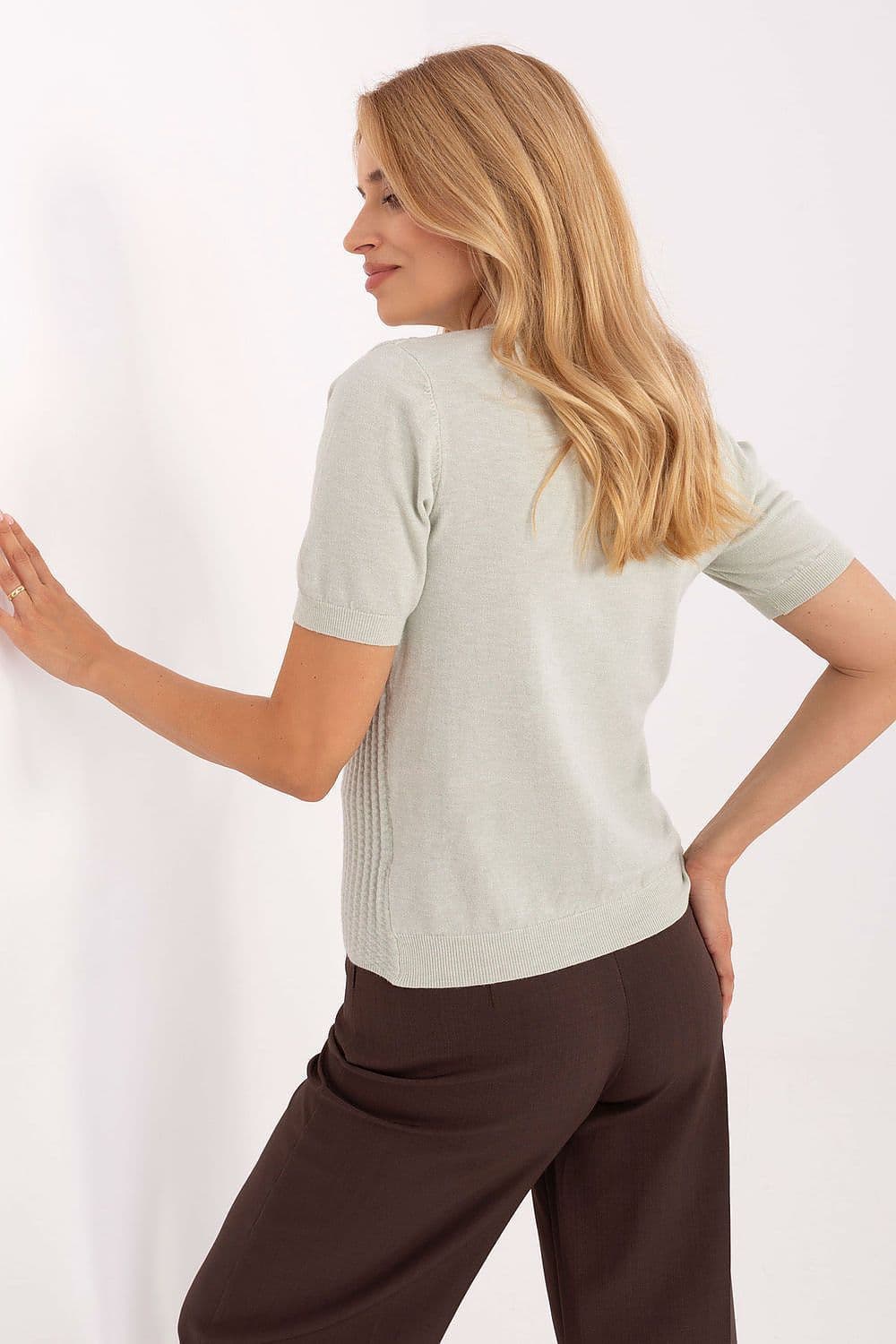 image-Short sleeve sweater Factory Price