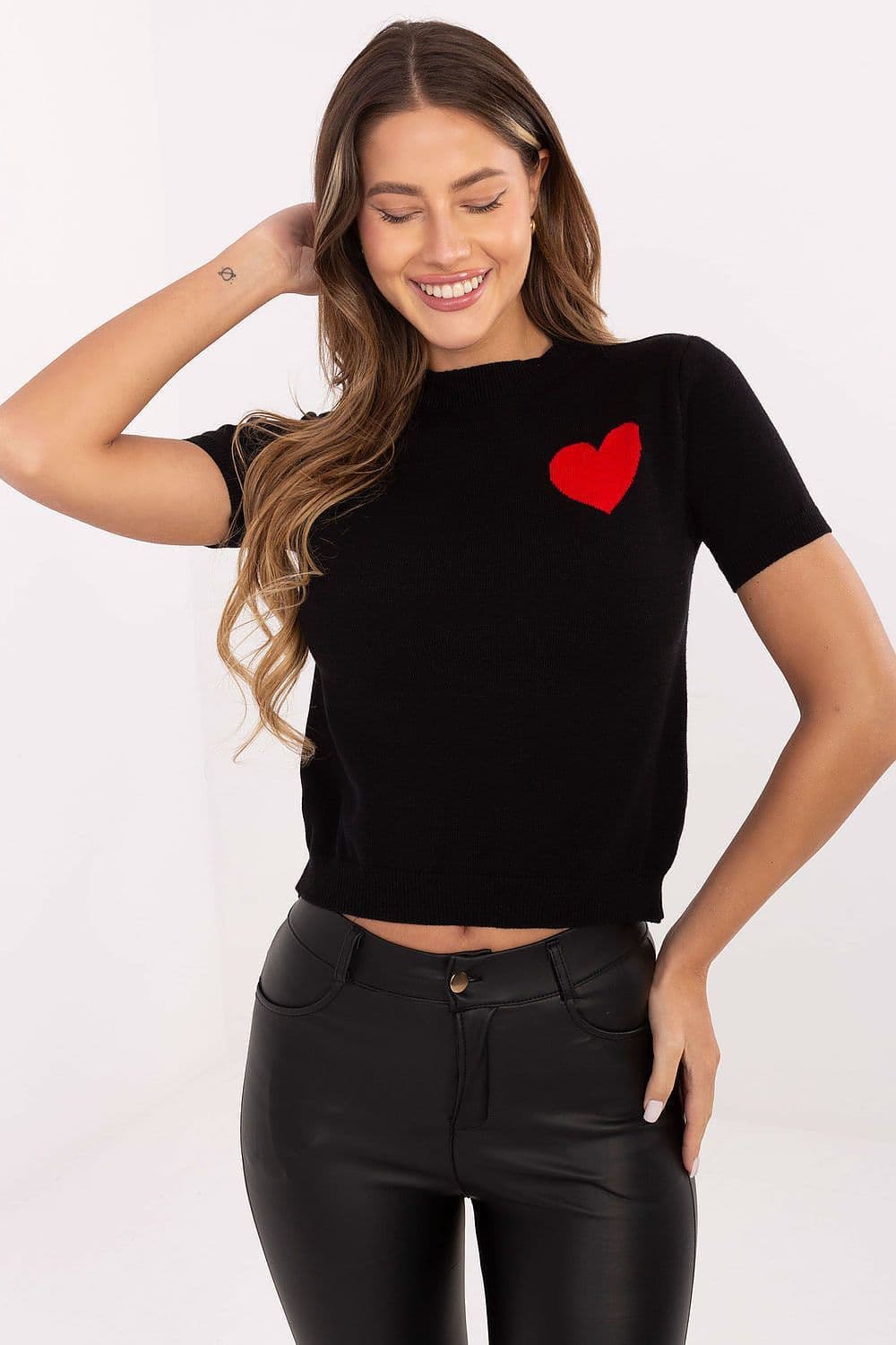 image-Short sleeve sweater Factory Price