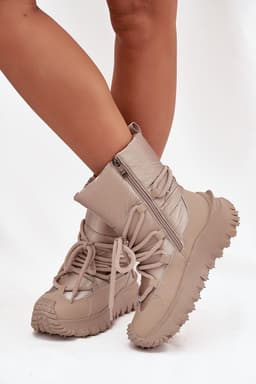image-Snow boots Step in style