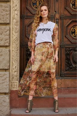 image-Long skirt Makadamia