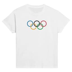 image-T-shirt Drapeau olympique - T-shirt enfant classique ras du cou