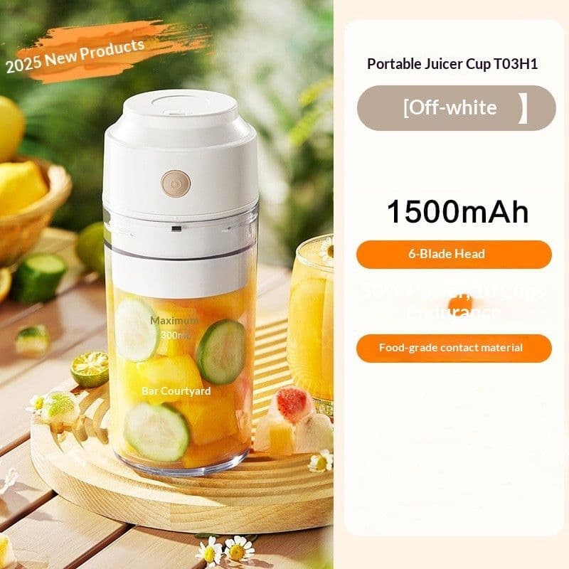 image-Bear Mini Portable Rechargeable Juice Blender - 300ml