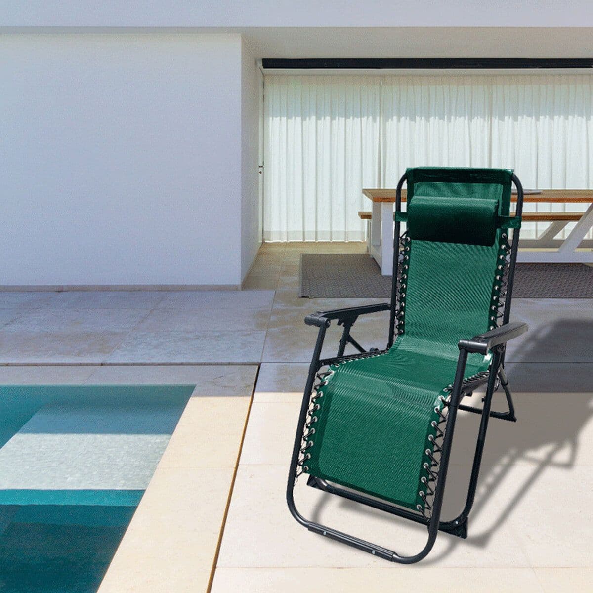 image-Folding Chair Marbueno Green 90 x 108 x 66 cm