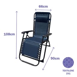image-Folding Chair Marbueno Blue 90 x 108 x 66 cm