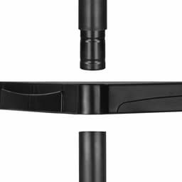 image-Marbueno Shelf 5 Shelves Black Plastic 90x40x180 cm Garden 10539