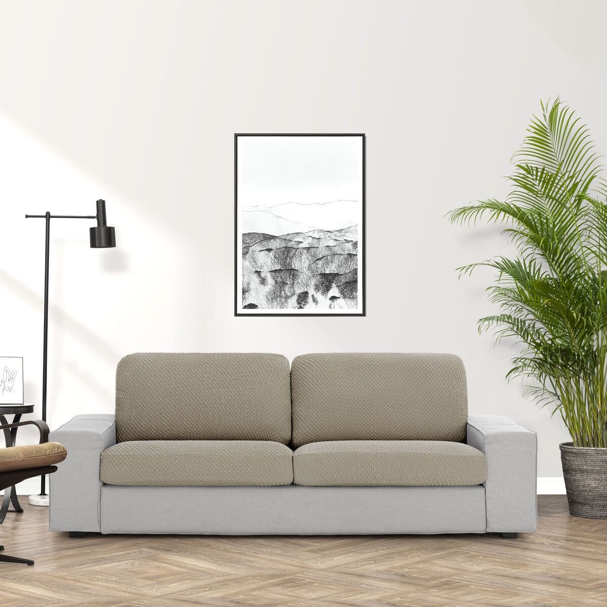 image-Cushion cover Eysa THOR Beige 85 x 15 x 100 cm Sofa