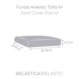 image-Cushion cover Eysa THOR Beige 85 x 15 x 100 cm Sofa