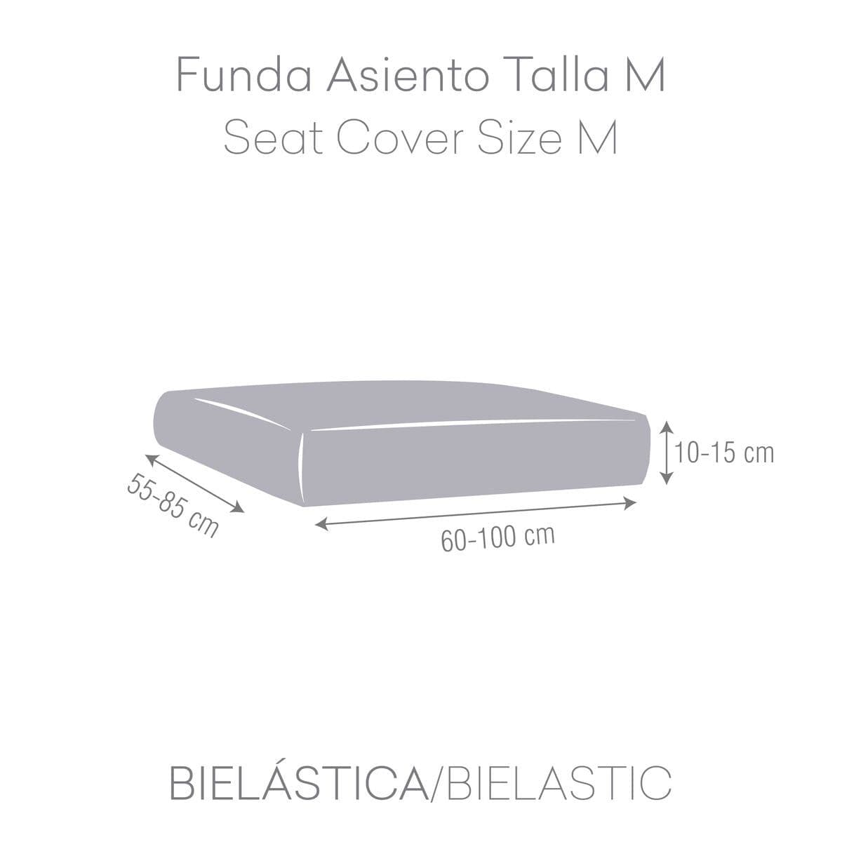 image-Cushion cover Eysa THOR Beige 85 x 15 x 100 cm Sofa