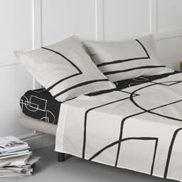 image-Fitted sheet HappyFriday BLANC Multicolour 180 x 200 x 32 cm