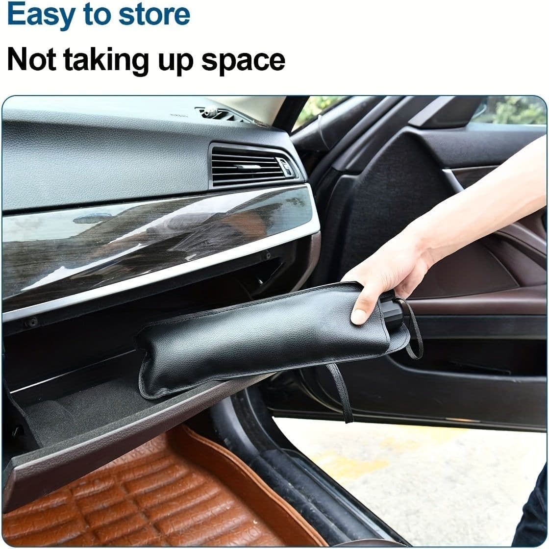 image-Foldable Car Windshield Sunshade Umbrella, Keep Vehicle Cool, Block UV Rays Protect Car Interior, Easy To Store And Use Heat Reduction, UV Protection, Easy Install - Universal Fit, Durable Material