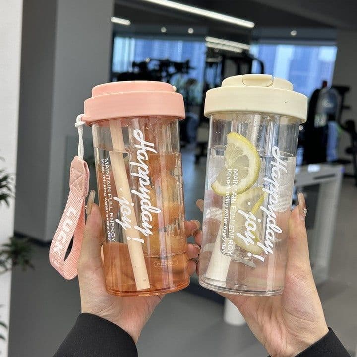 image-Plastic Water Cup Scented Tritan High Temperature Resistant Large Capacity Cup