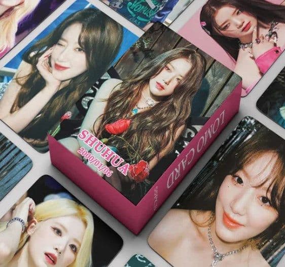 image-(G)I-DLE 55 Photo Cards LOMO Set - Yuqi Shuhua Miyeon