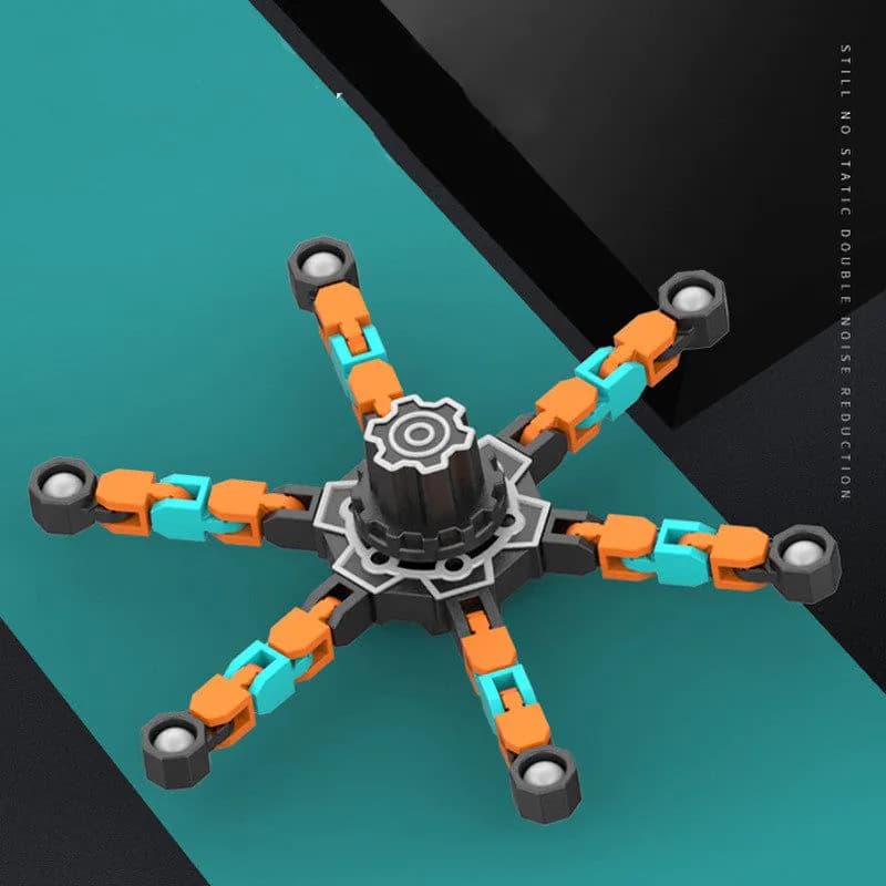 image-Variety Shape Decompression Children's Toy Mechanical Rotating Fingertip Top
