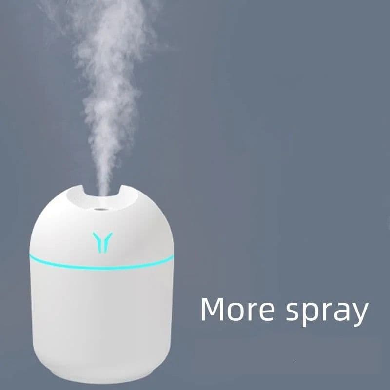 image-250ML USB Mini Air Humidifier Aroma Essential Oil Diffuser For Home Car Ultrasonic Mute Mist Maker Diffuser with LED Color Lamp