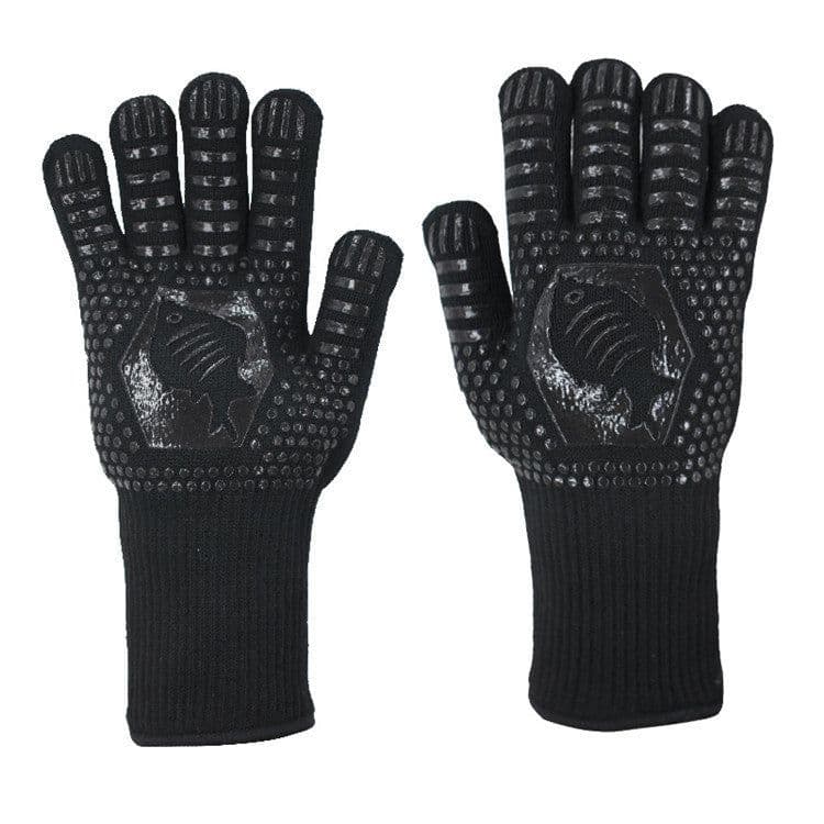 image-Spot Heat Insulation Barbecue Kitchen Baking Thick And High Temperature Resistant Oven Anti-scald Microwave Oven Gloves