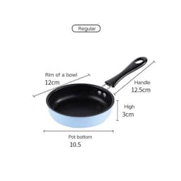 image-Mini Pan Non-stick Frying Pan Egg Frying Pan Kitchen Candy Toy Real Cooking Children Small Pot