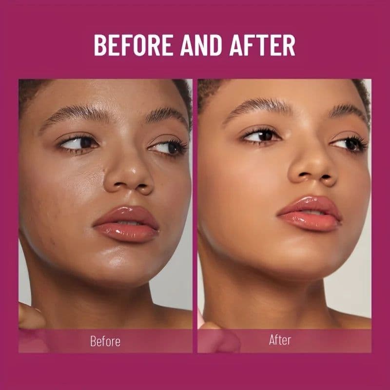 image-New Sponge Head Concealer for Dark Circles Freckles Acne Pigmentation and Blemishes Long Lasting Moisturizing Liquid Foundation