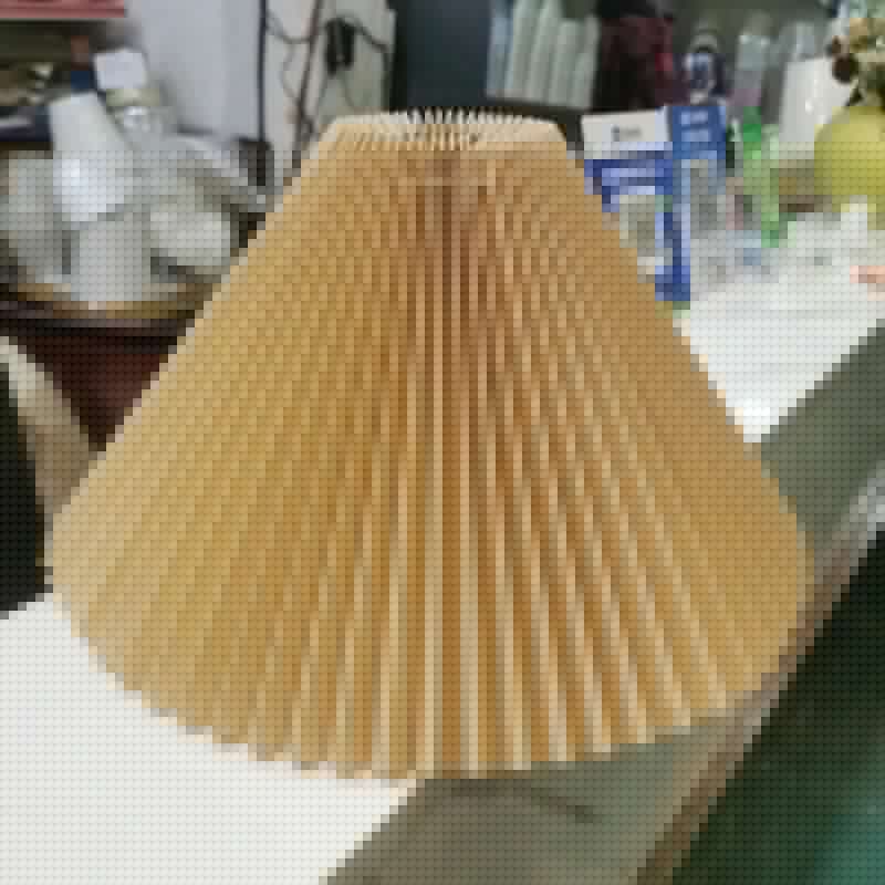 image-Pleated KD table lamp lampshade E27 Korea ins wall lamp lampshade modern minimalist DIY Nordic washable lampshade