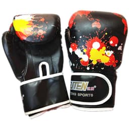 image-Splash Ink Map Large Sanda Gauntlets Boxing Gloves