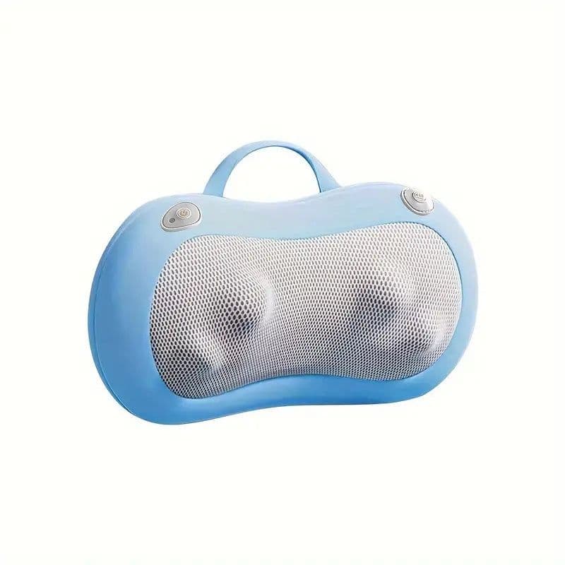 image-3D Massage Pillow with Heat Function (Blue)