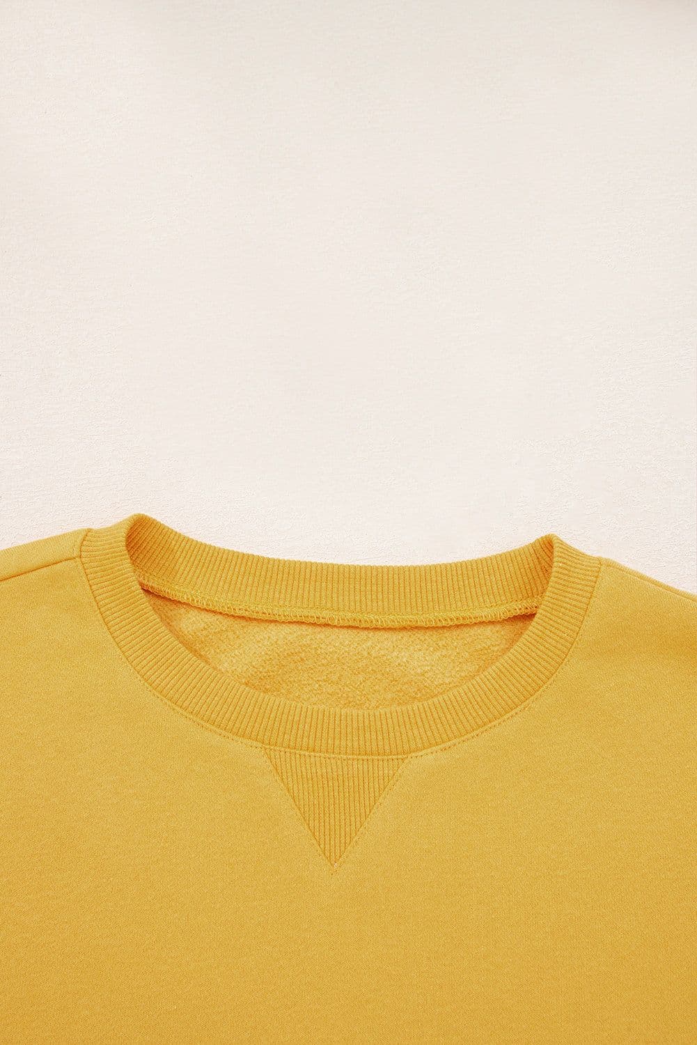 image-Citrus Pleated Balloon Sleeve Pullover Sweatshirt