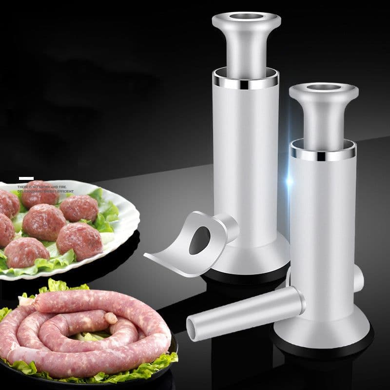 image-Sausage Maker Meatball Maker Sausage Stuffer Homemade Sausage Tool Dual Use Sausage Meatball Kitchen Tool Sausage Meatball Filler