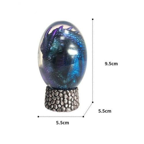image-LED Lava Dragon Egg Ornamental Collection Decor Dinosaur Egg