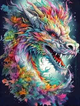 image-Animal Diamond Painting Handmade Landscape Painting