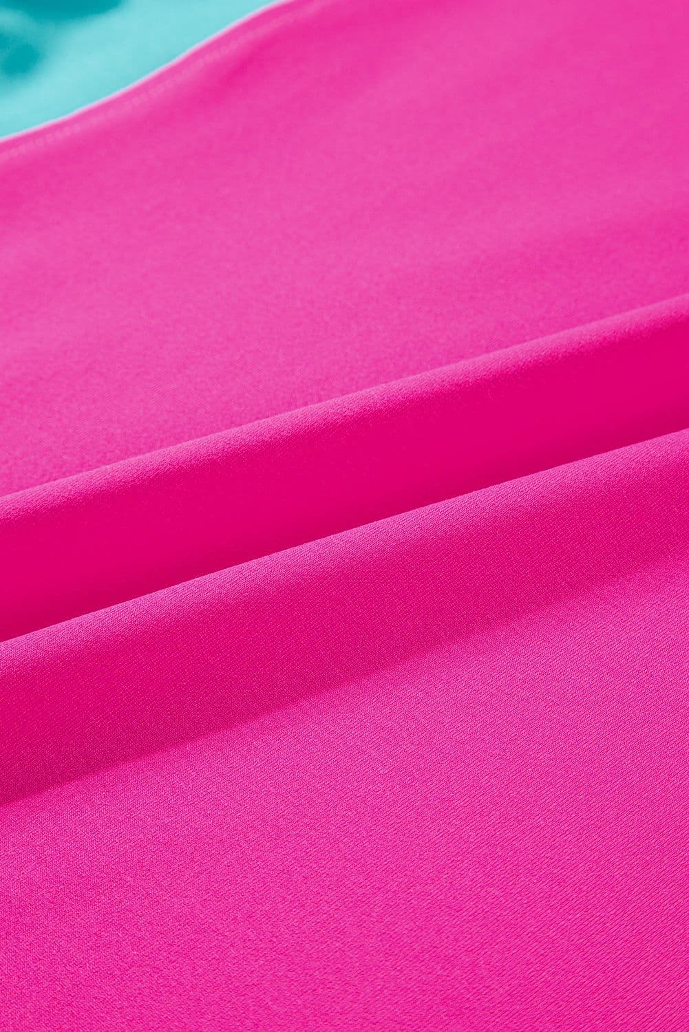 image-Strawberry Pink Color Block Two-Piece Set
