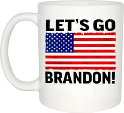 image-Let's Go Brandon Ceramic Coffee Mark Cup Tea Water Cup English