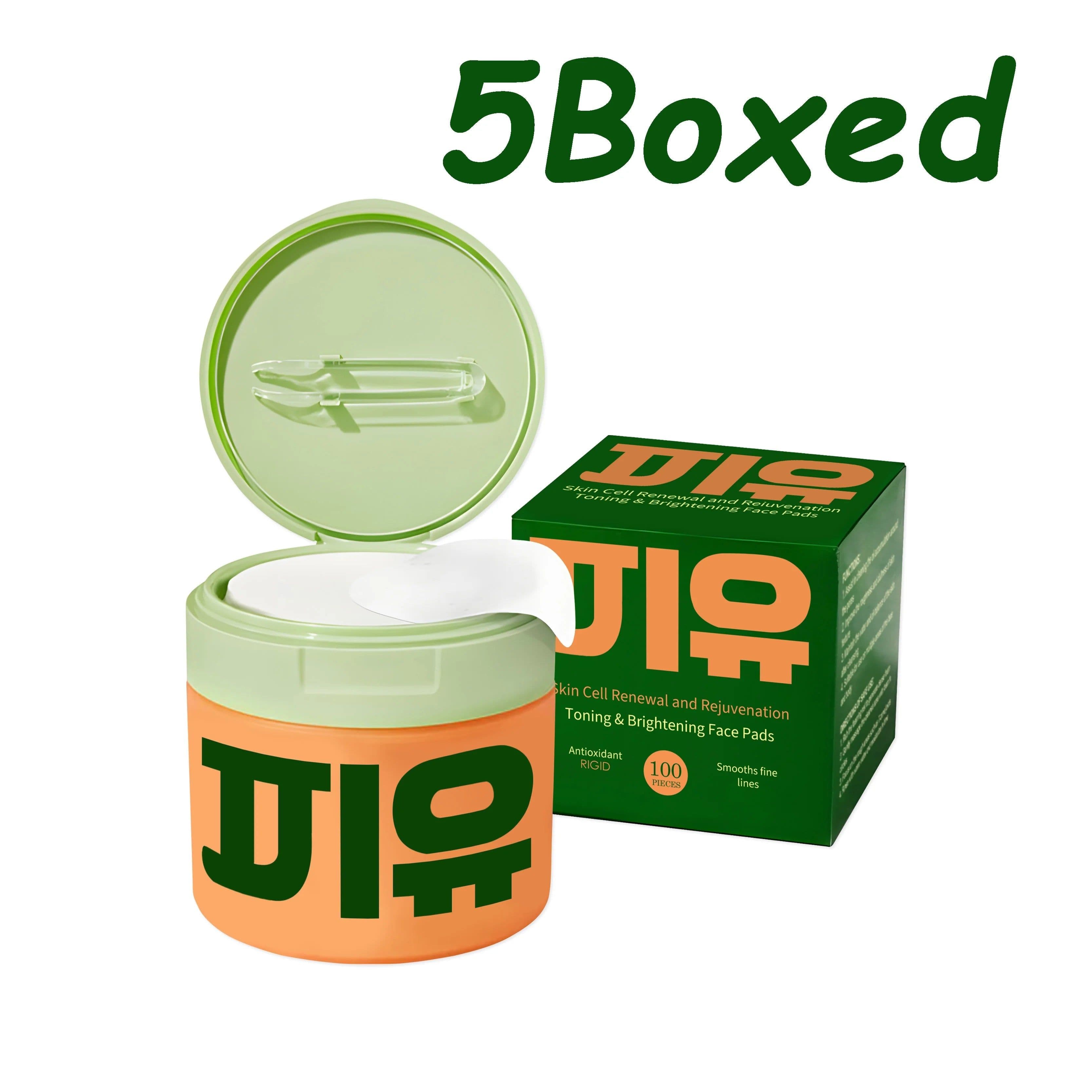 image-Centella Asiatica Moisturizing Cotton Pads Reduce Dullness Brighten Fade Fine Line Soothing Nicotinamide Facial Care Pads