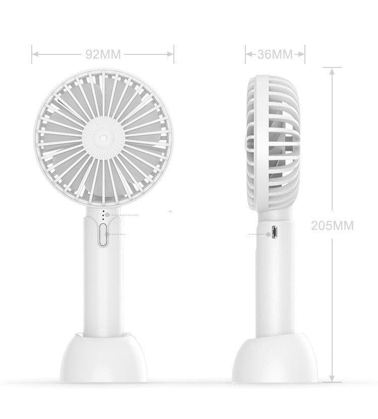 image-Handheld Mini Silent Desktop Small Electric Fan