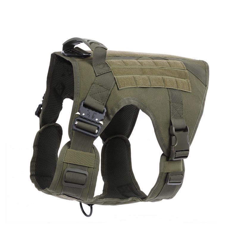 image-Tactical Dog Clothes Quick Disassembly Dog Vest Outdoor Pet Training Clothes