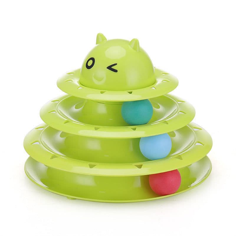 image-Color Cat Toy Cat Toy Three-layer Round