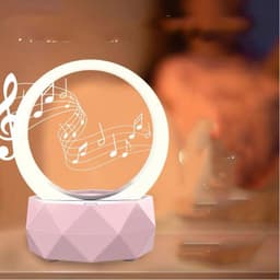 image-Bedside Bluetooth Speaker 6D Surround Sound Switchable Light