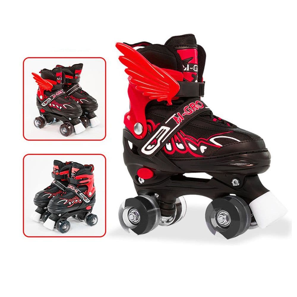 image-Children Adjustable Skates Roller Skates Boys Girls Kid's Roller 4-Wheels Outdoor Sports Skates