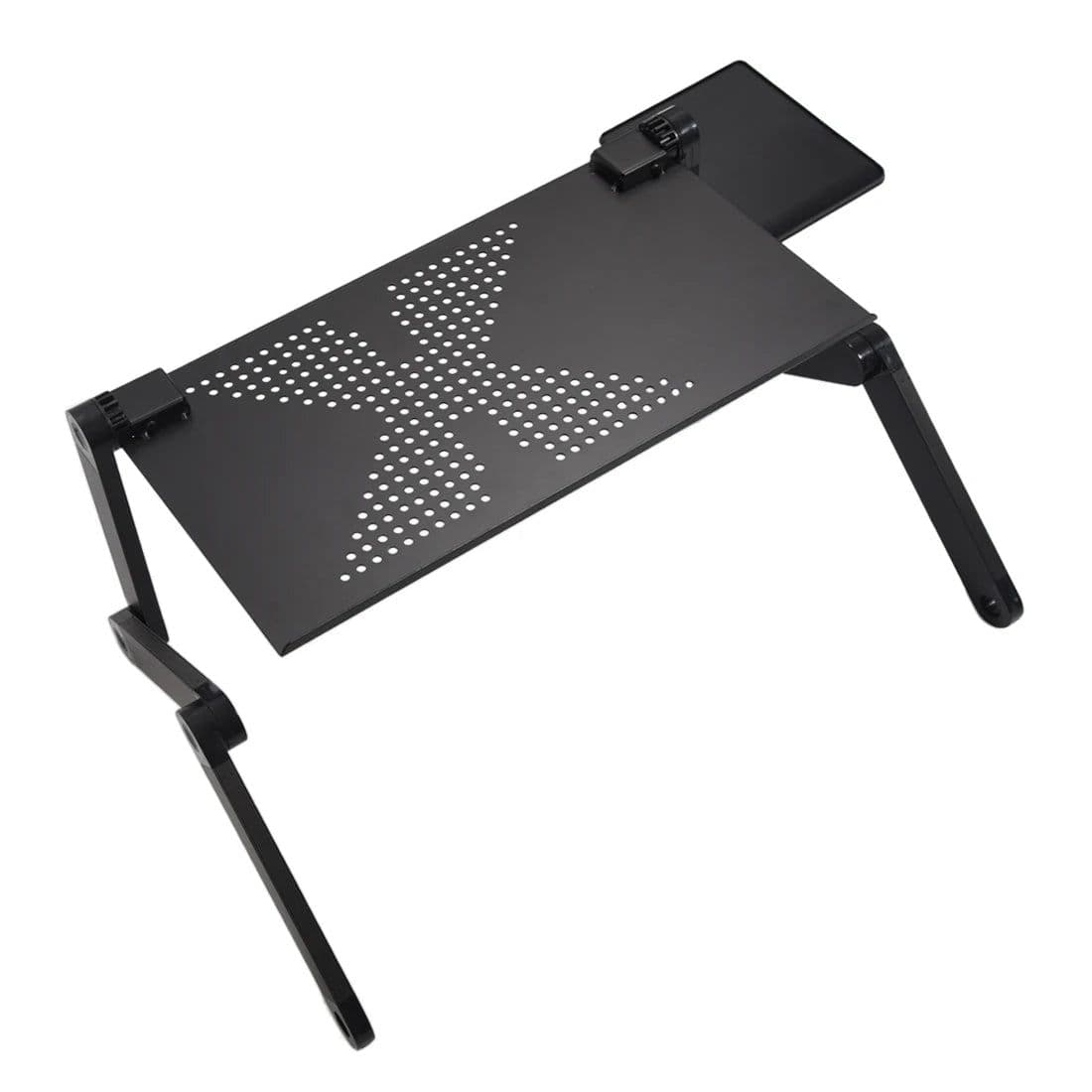 image-Portable foldable adjustable folding table for Laptop Desk Computer mesa para notebook Stand Tray For Sofa Bed Black