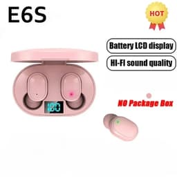 image-E6S Wireless Bluetooth Earphones TWS Bluetooth Headset Wireless Earbuds Noise Cancelling Earphones with Microphone Headphones