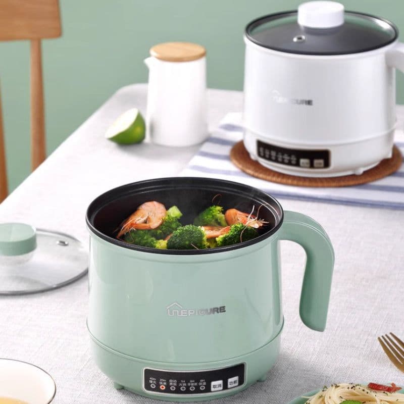image-Multi-functional Electric Cooker - 1.7L 220V 450W 20cm