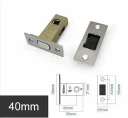 image-Magnetic mute magnetic lock Silent lock body Bathroom door magnetic lock core Eccentric lock Margin 22mm 25mm 30mm 35mm 40mm 50