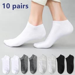image-10/5/3pairs Breathable Con Sports Stockings Men Bamboo Fiber Autumn and Winter Men Socks Sweat Absorption Deodorant Business Sox