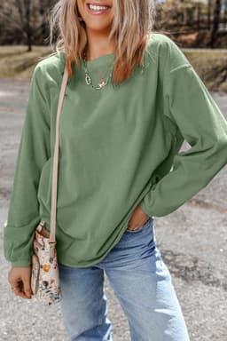 image-Strawberry Pink Ribbed Oversized Sweatshirt - XL Size