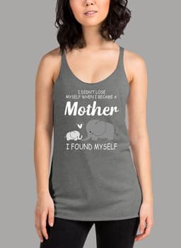 image-I Didnt Lose Myself When I Became A Mother I Found Myself Women's Tank