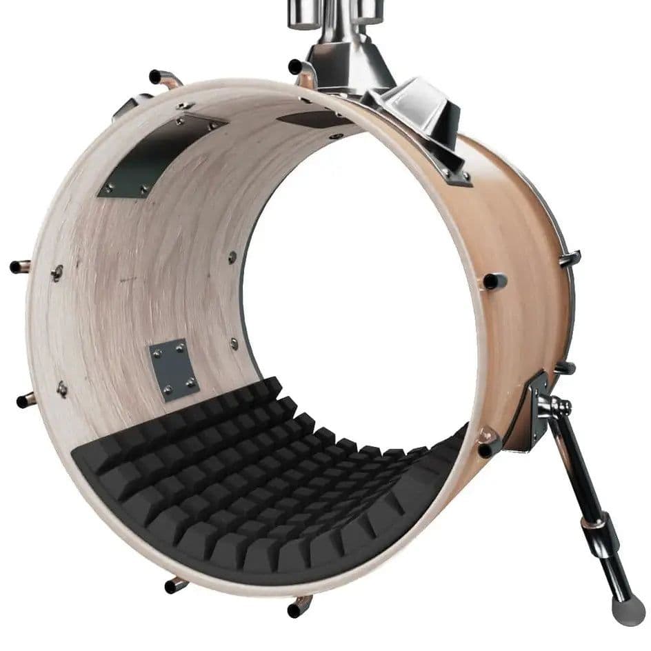 image-Drum Damper Pad | Bass Drum Sound Control | 50x60x5 cm